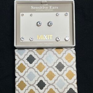 Mixit Sparkling Cubic Zirconia Earrings